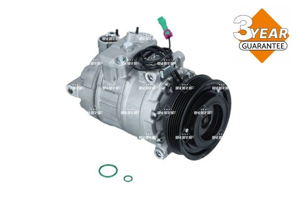 Air Con Compressor fits AUDI A8 D2 4.2 94 to 02 AC Conditioning NRF 4B0260805B - Image 13