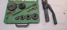 Greenlee  Slug-Buster 1/2"-2" Knockout Set WITH Hand Pump MISSING 1/2" ADAPTER