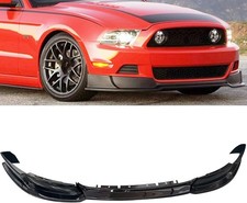 Front Bumper Lip Glossy Black Fits 2013-14 Ford Mustang V8 V6 Rtr Style Spoiler Front Bumper Lip Glossy Black Fits 2013-14 Ford Mustang V8 V6 Rtr Style Spoiler