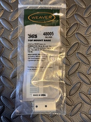 Weaver 36S, 48005 Silver Top Mount Base