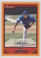 2007 Bowman Orange 175/250 Carlos Zambrano #115 y0i