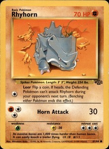 Rhyhorn Pokemon Card | eBay