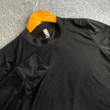 Vuori Shirt Womens Medium Black Long Sleeve Lux Crewneck Performance VW167