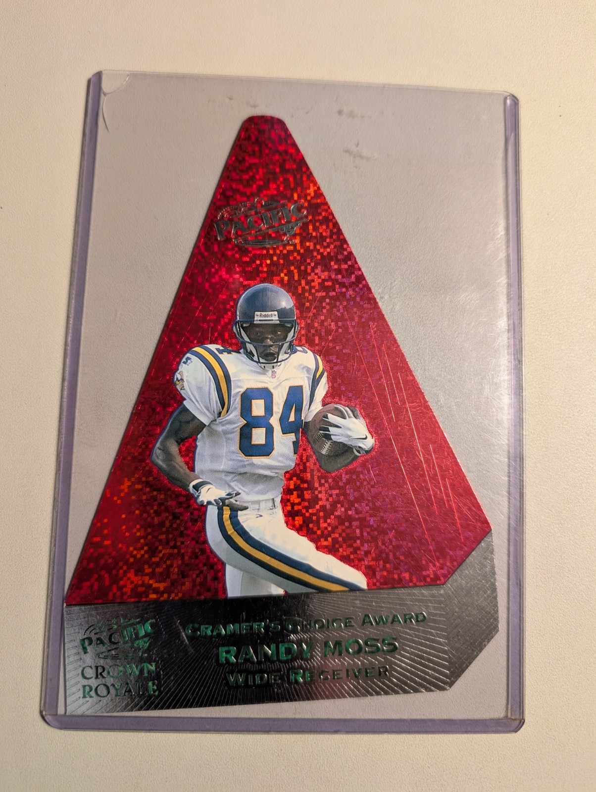 Randy Moss Pacific Crown Royale Cramer's Choice Jumbos #8 Red
