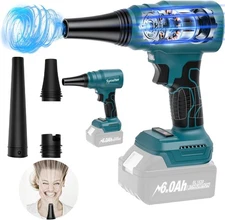 Mini Blower for Makita18V Battery,140000 RPM Brushless Cordless Air Duster,Elect