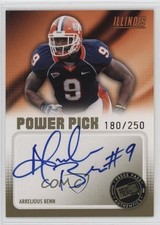 2010 Press Pass Power Pick Auto 180/250 Arrelious Benn #PP-AB Auto 3mx