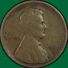 1909-S Lincoln Wheat Cent Very Good VG Coin #42540