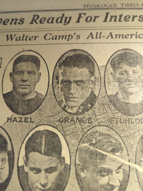 DEC 30, 1925 NEWSPAPER PAGE #2012- RED GRANGE, ALL-AMERICAN ILLINOIS FOOTBALL 🏈