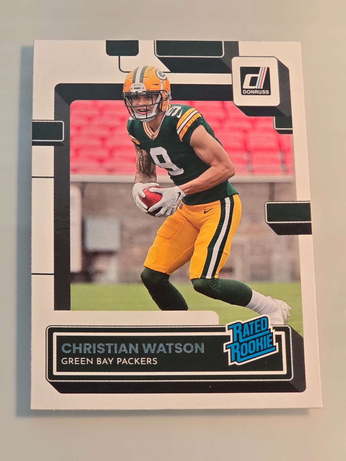 2022 Panini Donruss - Rated Rookie Christian Watson #319 (RC)