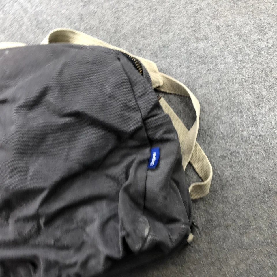 Joshu Vela Mochila Para Hombres Gris Lona Hecha en EE. UU. Informal Trabajo Bolsa de Viaje Laptop Foto 3 de 4