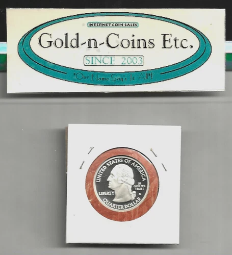 2009-S SILVER PROOF WASHINGTON QUARTER! UNCIRCULATED GEM VERY NICE! FREE SHIP!!