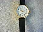 VINTAGE TIMEX INDIGLO QUARTZ WATCH WOMENS WHITE EZ READ DIAL NEW BATTERY