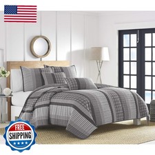 Nautica - Twin Quilt Set, Cotton Reversible Bedding, Home Decor All Seasons