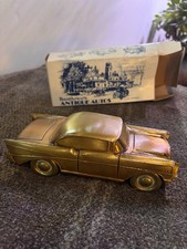 Banthrico 1957 CHEVY Cast Iron Gold Coin Bank Car Chevrolet