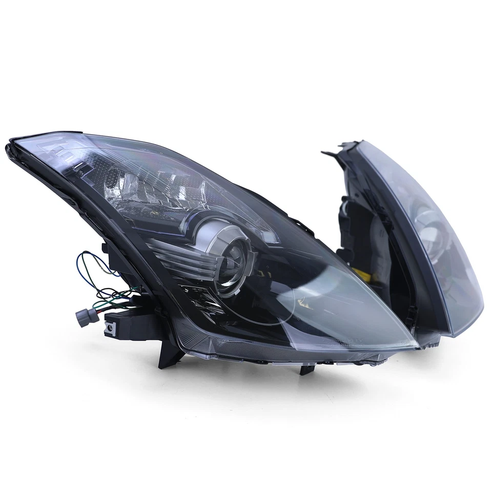 Facelift Xenon Scheinwerfer Set D2S Schwarz Smoke Paar für Nissan 350Z Z33 02-09 - Bild 3 von 4