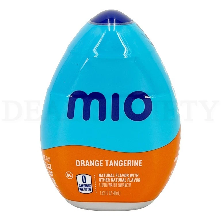 MIO Vitaminas Potenciador de Agua Líquido, Sabor Naranja Mandarina 1.62oz Lote de 4 Foto 2 de 3