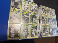 Vintage Baseball Cards & Fleer Team Cloth Patches + Superstar Collection
