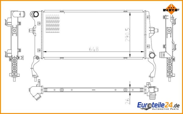 KüHler, MotorküHlung Nrf 550034 FüR Hyundai I30 I30 Kombi-image