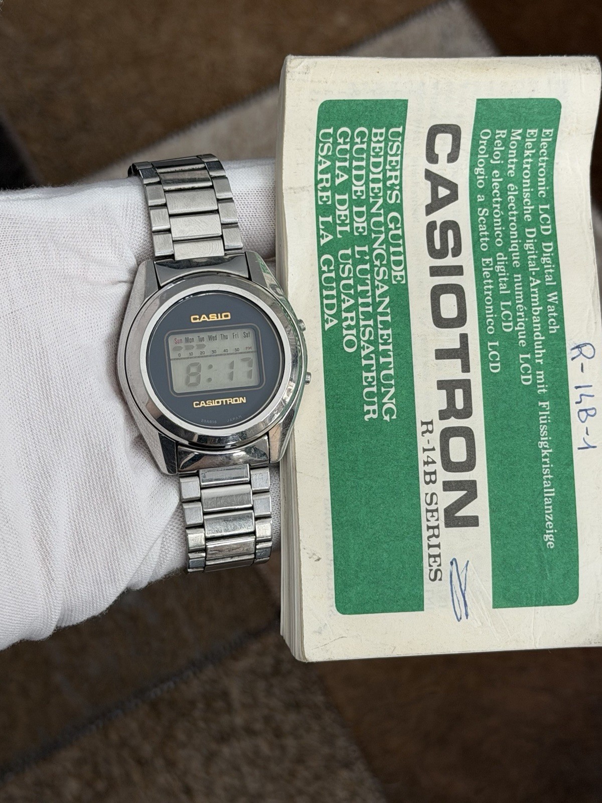 Rare Vintage Casio Casiotron R-14 Men’s Digital Sports Watch JDM 1970s