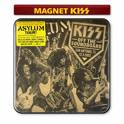 Magnet KISS – Aimant Frigo Album Hard Rock asylum tour - Photo 1/4