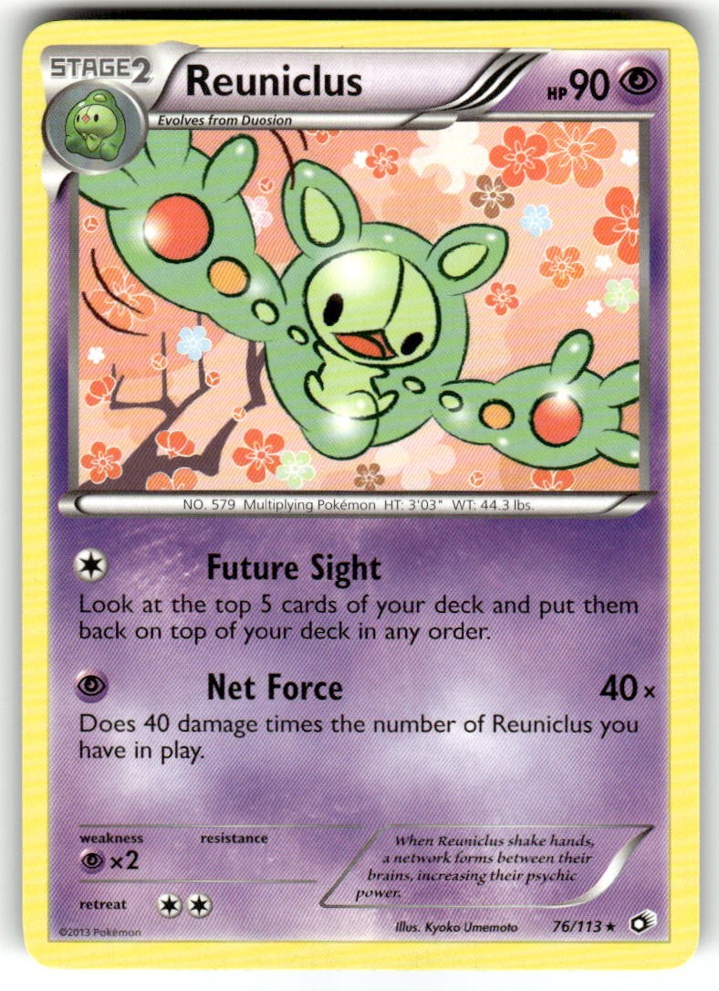 Reuniclus 76/113 Legendary Treasures Regular NM