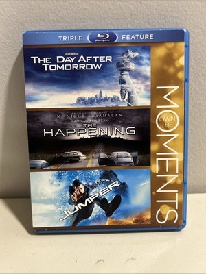 Jumper-The Happening-The Day After Tomorrow Triple Feature Bluray Discs