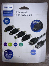Philips Universal USB Cable Kit - (USB-C, Mic...