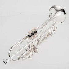 Stradivarius 190s 37 50th Anniversary Silver Trumpet Pipe Flat Instrument Brass