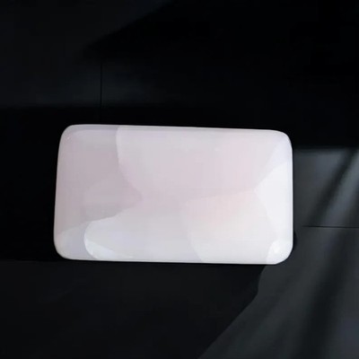Pink Calcite Soap Shape Polished Crystal, 2.75'' Smooth Healing Stone for Meditat