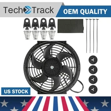 10" 10 Inch 80W 12V Universal Push / Pull Car Electric Slim Radiator Cooling Fan