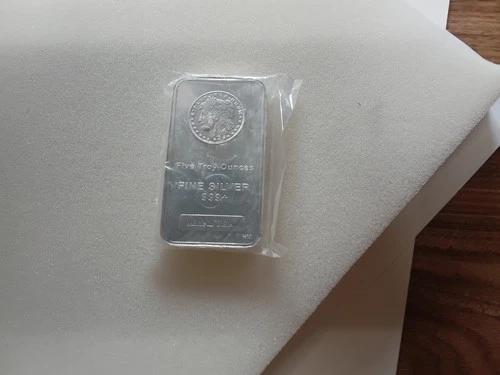 5oz - Silver - Highland Mint .999 Fine - Morgan Silver Bar