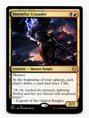 Stormfist Crusader [Starter Commander Decks] MTG Magic NM   
