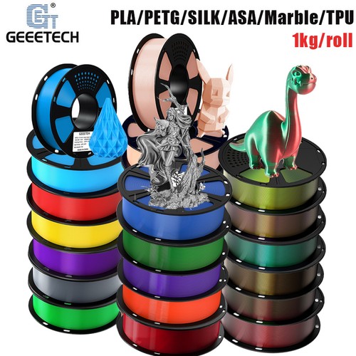 【Buy 5 get 5 free,Add 10】Geeetech 3D Filaments PLA/PETG/ASA/ABS+/TPU/Silk /Matte
