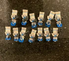 LEGO Star Wars Clone Trooper Minifigure Lot (12) White/Blue Armor w/ Blasters