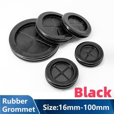 Closed Black Grommets Rubber Grommets Closed Grommets Blind Plugs Plugs 16-100mm