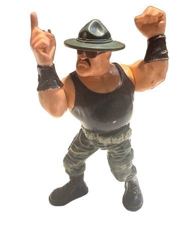 WWF Sergeant. Slaughter Action Figure 1991 Hasbro ...