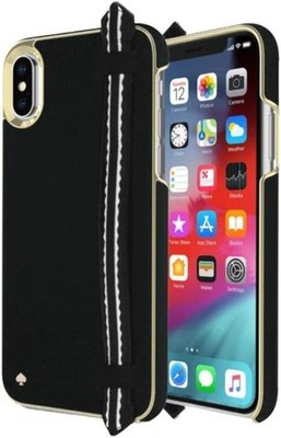 Kate Spade New York Wrap Umhängetasche Für iPhone Xs Max Schwarz Saffiano/Gold