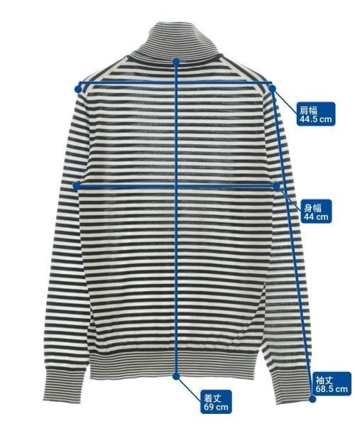 Dior Homme Sweaters BlackxWhite(Border) M 22007150411… - Gem