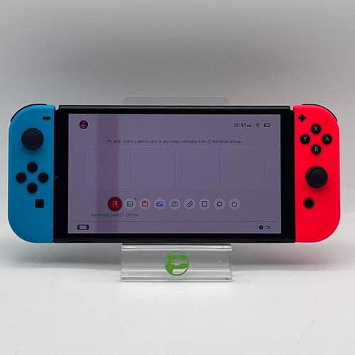 Nintendo Switch OLED Video Game Console HEG-001 Red/Blue - Bild 2 von 8