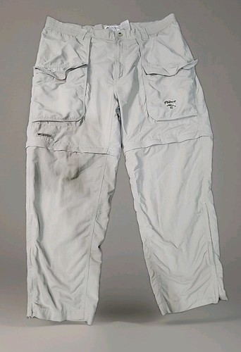 Philmont BSA Logo Tan Columbia Convertible Pants Mens XL