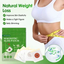 60Pcs Magnetic Slim Patch Diet Weight Loss Detox Adhesive Slimming Burn Fat Pad