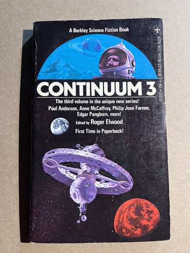 CONTINUUM 3 ed. by Roger Elwood 1975 Berkley paperback SCIFI ANTHOLOGY