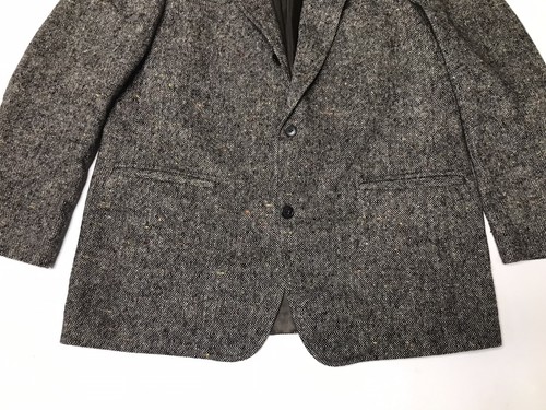 Brooks Brothers Tweed Pure Scottish Shetland Wool Blazer Sport Coat 46L Read - Picture 6 of 11
