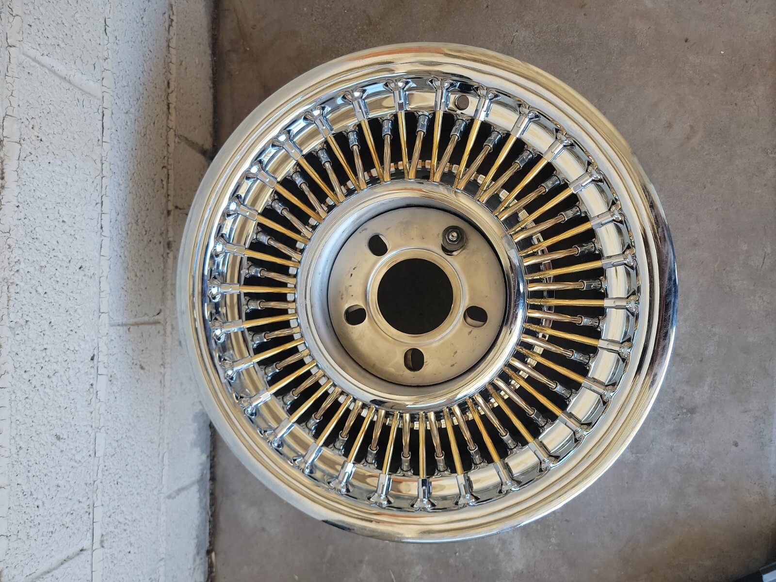 Vintage CRAGAR 15x7 5 LUG WIRE BASKET WHEELS MOPAR FORD eBay