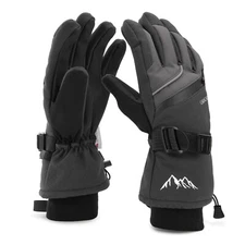 Ski Gloves for Men Women-Winter Snow Gloves Windproof Waterproof Skiing Snowb...