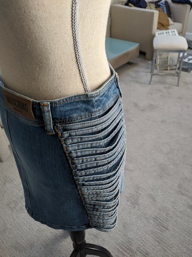 Moschino jeans Donna denim skirt 42 us 