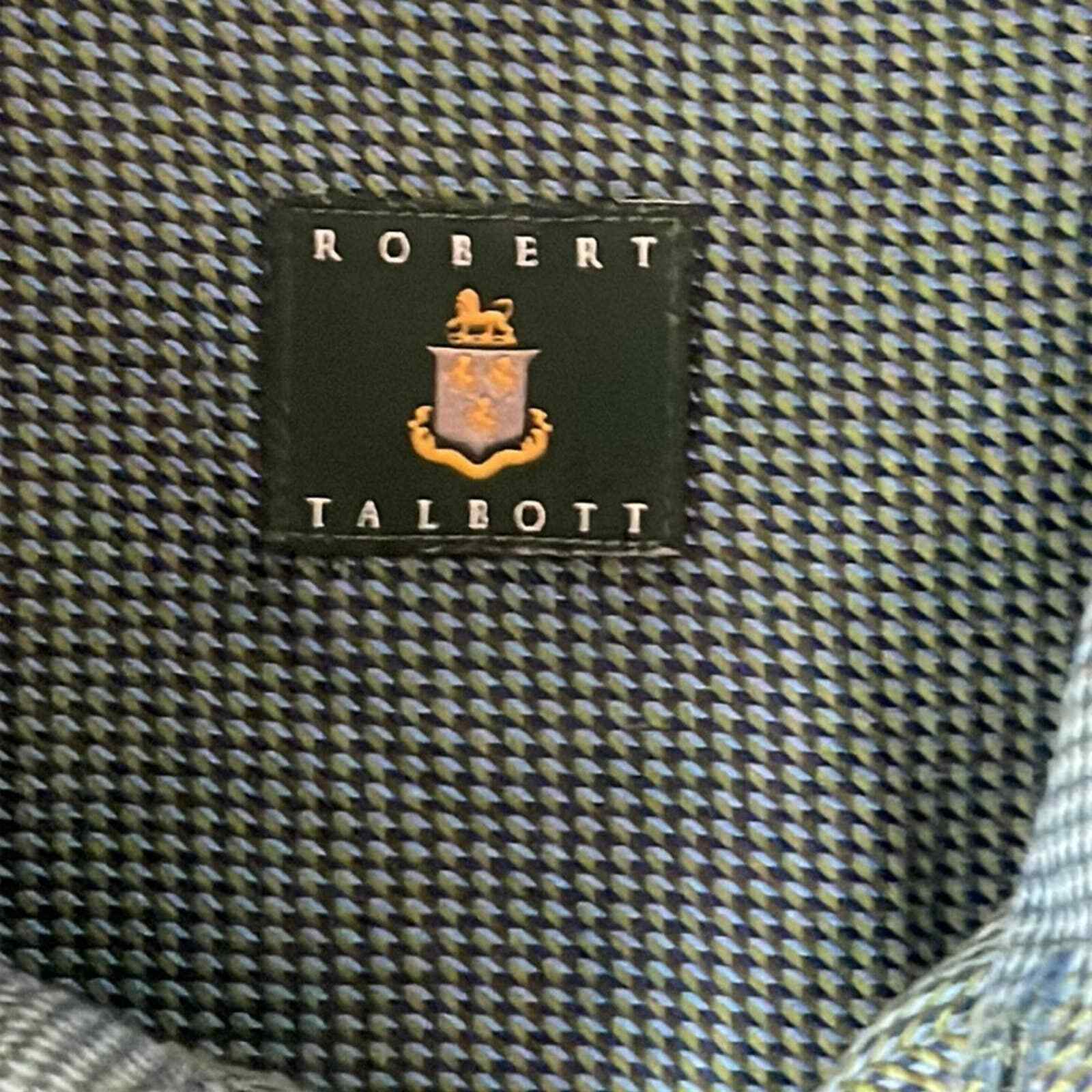 Robert Talbott Cotton Button Down Shirt Size L - image 4