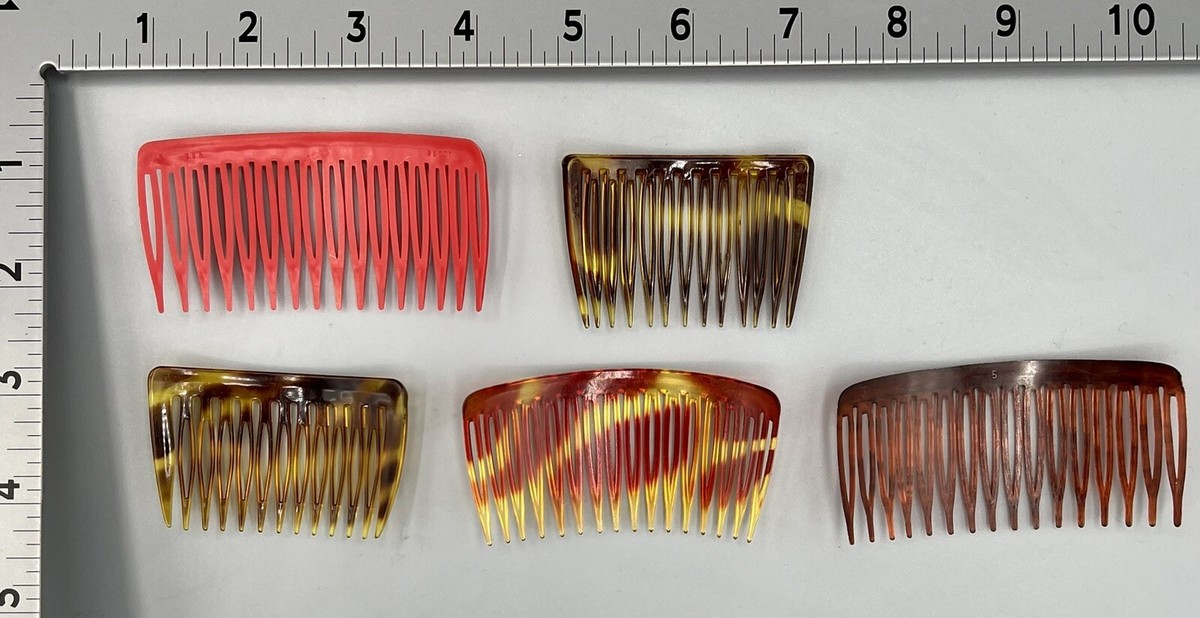 Goody Vintage Kant USA Comb Barrette Hair Clips Red Blue Purple Brown Black 18 Goody Hair Hair Clips for Women | eBay main image 2