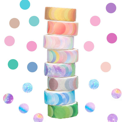 Washi Tape Set 8 Rollen Dot Washi Tape Aufkleber 800 Punkte 14mm washi sticker s