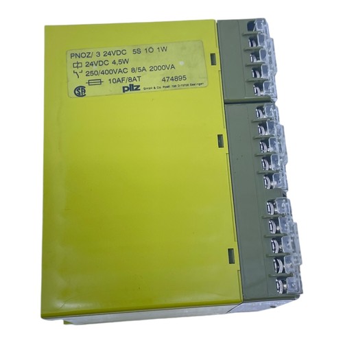 Pilz PNOZ/3 Sicherheitsrelais für industriellen Einsatz 24VDC 5S 1Ö 1W PNOZ/3 Pi - Picture 9 of 12